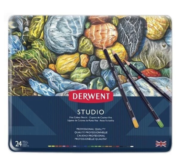  Derwent Studio Colour Pencil 24 Tin  image