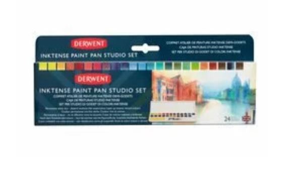  Derwent Inktense Paint Pan Studio Set (24col) 