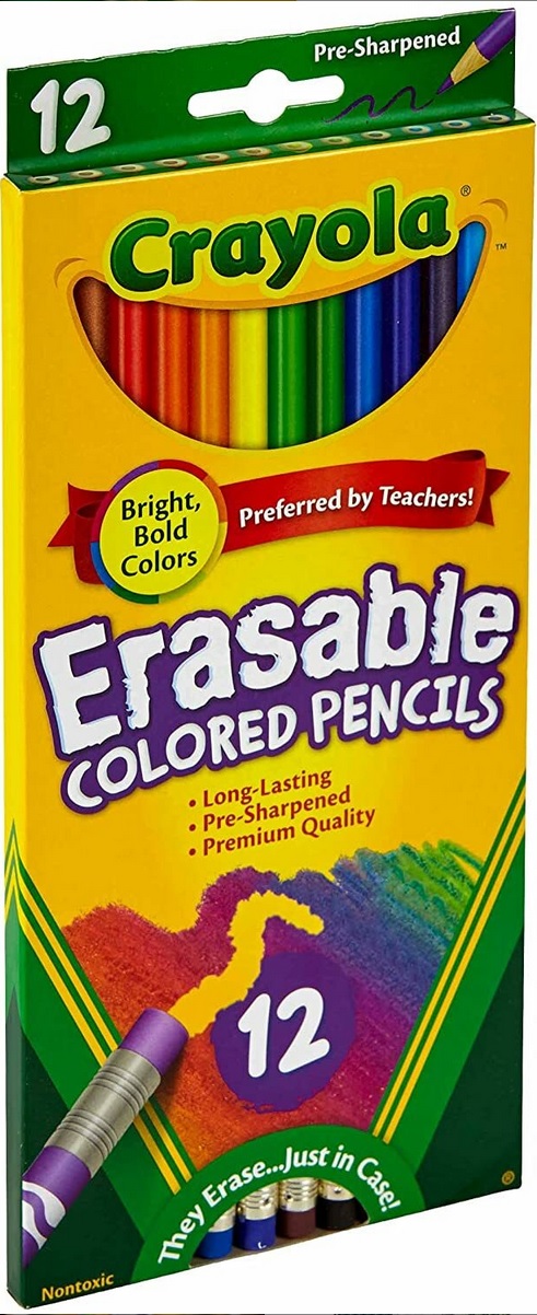 Crayola Erasable Coloured Pencils 